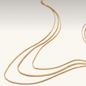 Mejuri 3 layered necklace